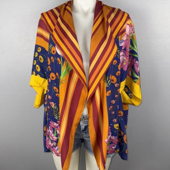 Free People Beach Comber Print Swim Cover Up Women’s All Tous (OS) - Picture 3 of 6